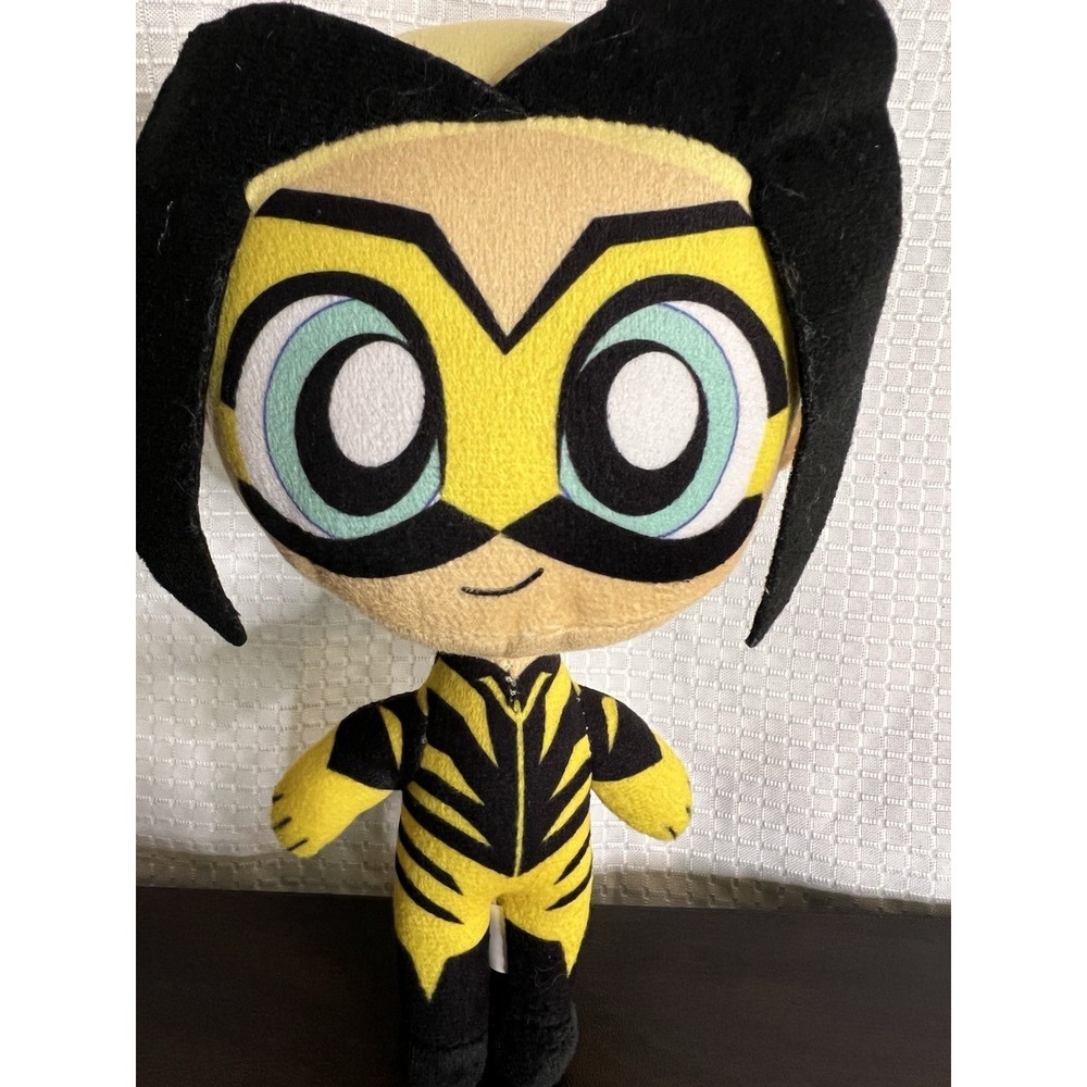 ZAG Chibi Bee‎ Yellow Black Plush Stuffed Animal Animation Character Toy